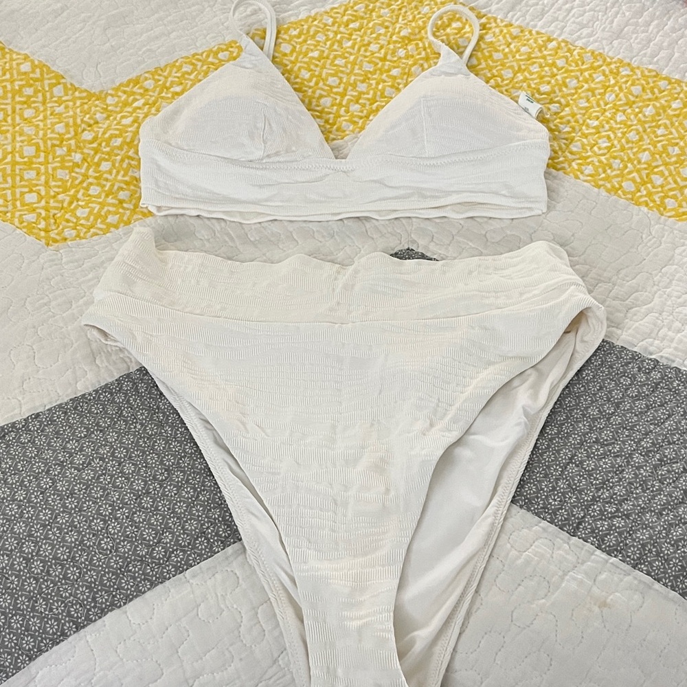 Aerie brand off white bikini